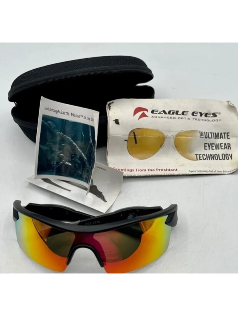 Battle Vision HD Polarized Sunglasses By Atomic Beam. NWOT.